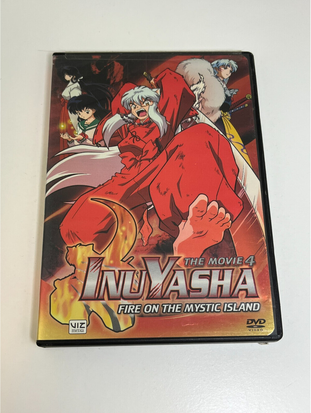 Inuyasha The Movie 4 Fire on the Mystic Island DVD VIZ